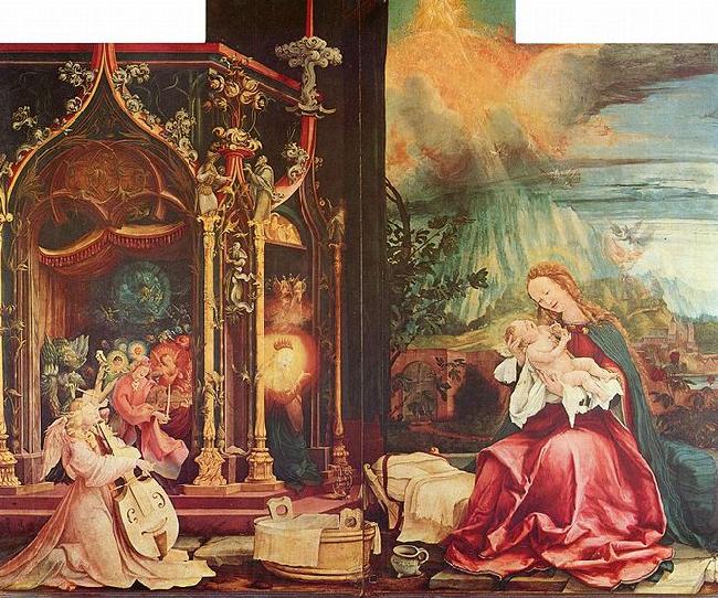 Matthias Grunewald Isenheim Altarpiece, formerly the main altarpiece of the Antonine in Isenheim Norge oil painting art